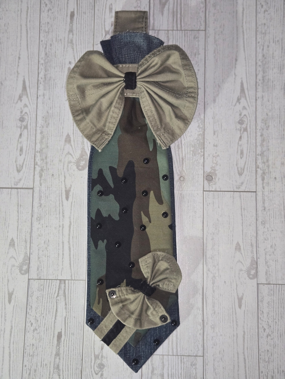 Camo Necktie Necklace